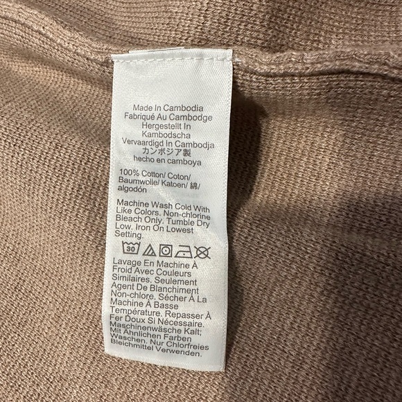 NWT J. Crew Women's Two Button Sweater Blazer Tan - Size L - Picture 7 of 11